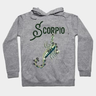 Scorpio ))(( Astrological Sign Zodiac Constellation Design Hoodie